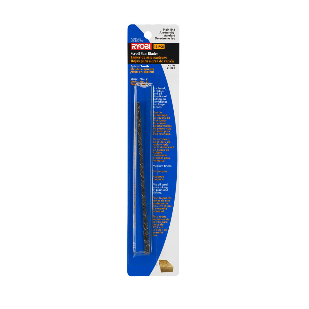 Spiral Tooth Scroll Saw Blades - 12 Pack - Image 2