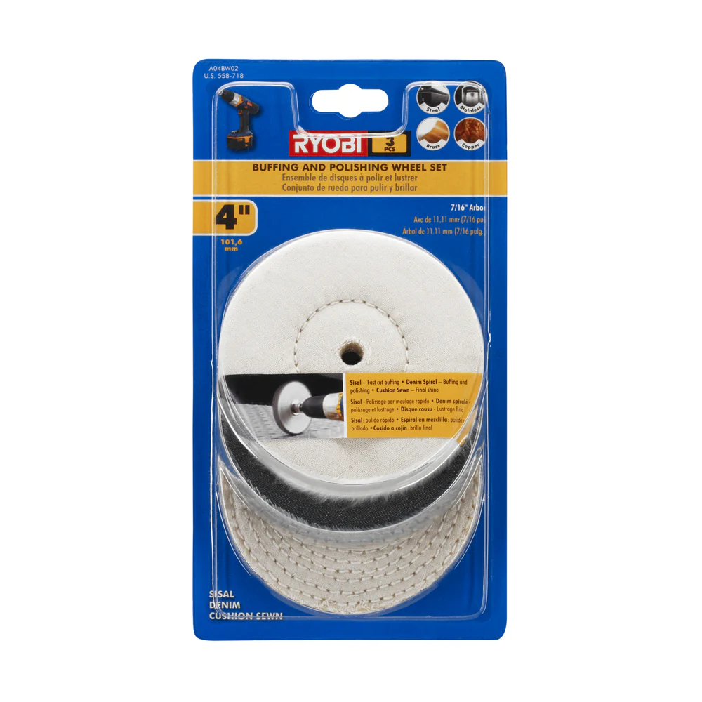 4" Buffing Wheel Set - Image 2