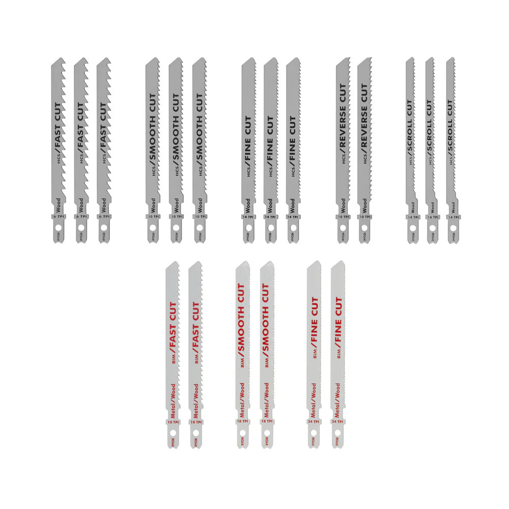 20 PC. All Purpose Jig Saw Blade Kit - Image 3