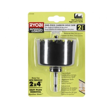 RYOBI 2-1/2 ONE PIECE CARBON HOLE SAW - Image 3