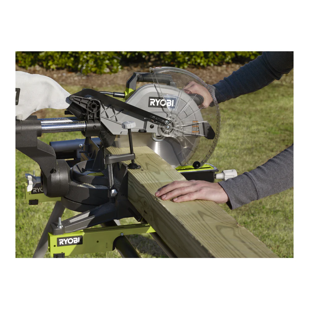 12" Sliding Compound Miter Saw with Laser - Image 8