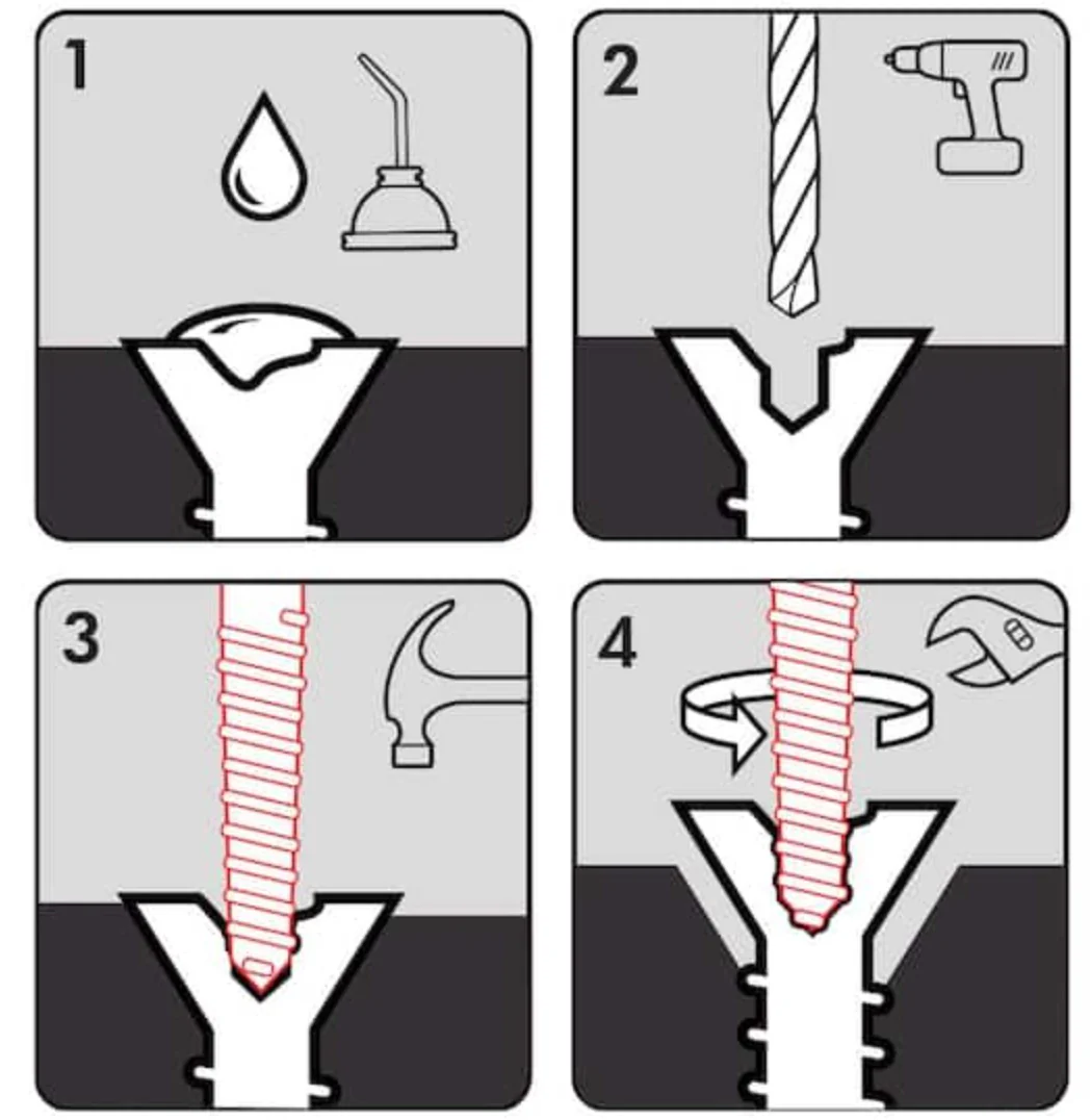 5 PC. Spiral Screw Extractor Set - Image 3