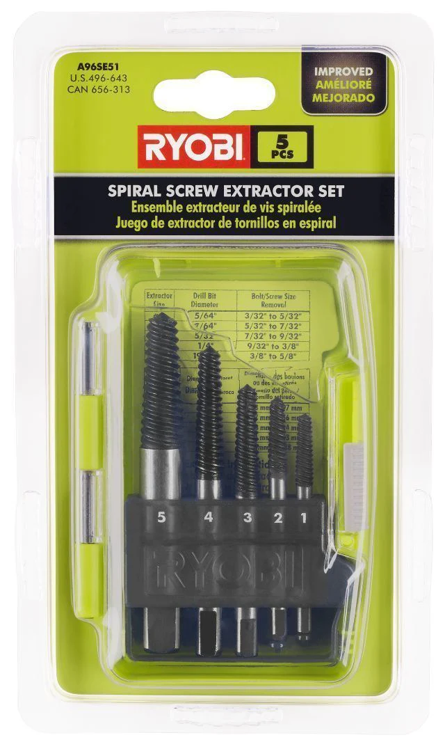5 PC. Spiral Screw Extractor Set - Image 5