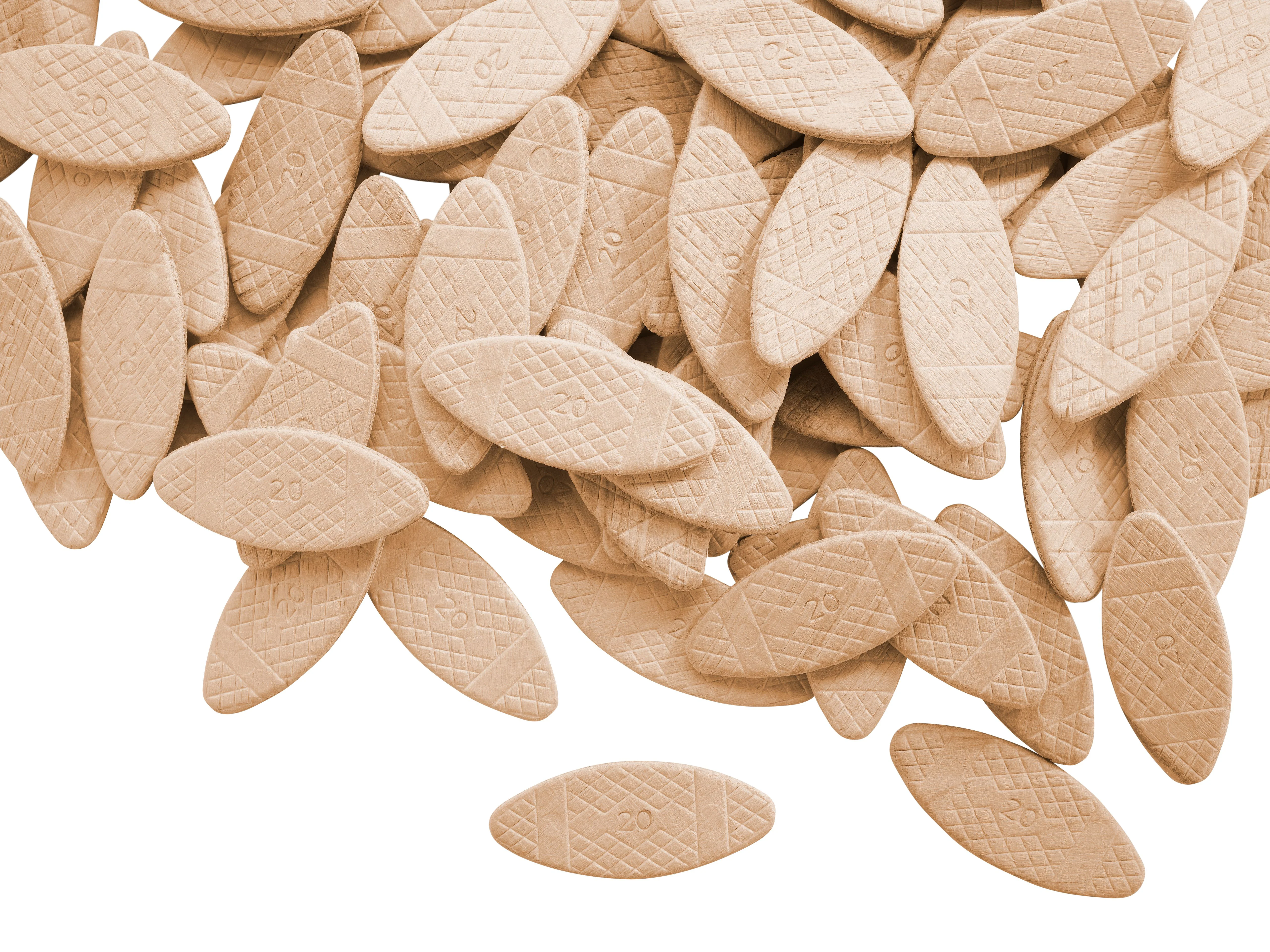 #20 Wood Biscuits (100 PC.) - Image 3