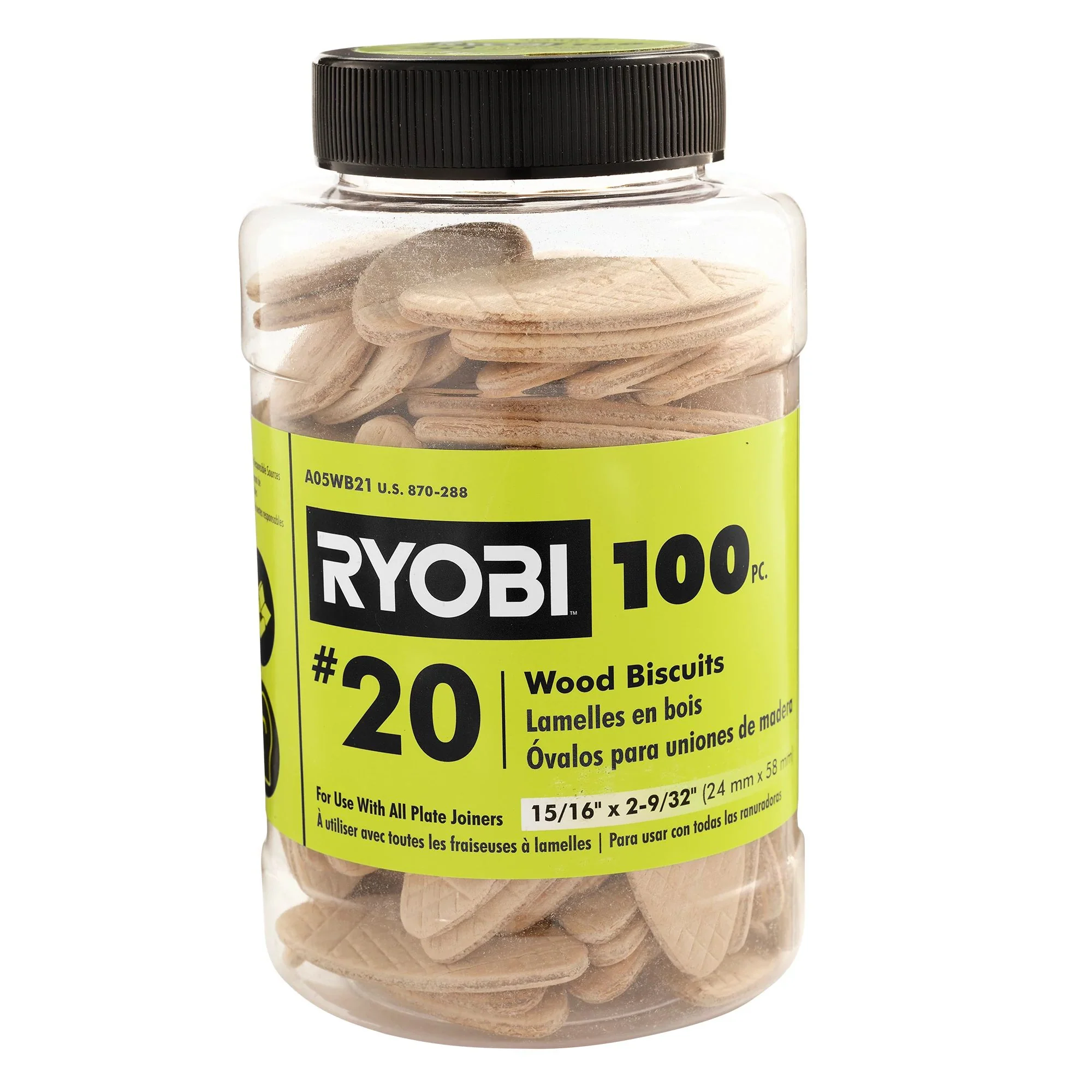 #20 Wood Biscuits (100 PC.) - Image 6