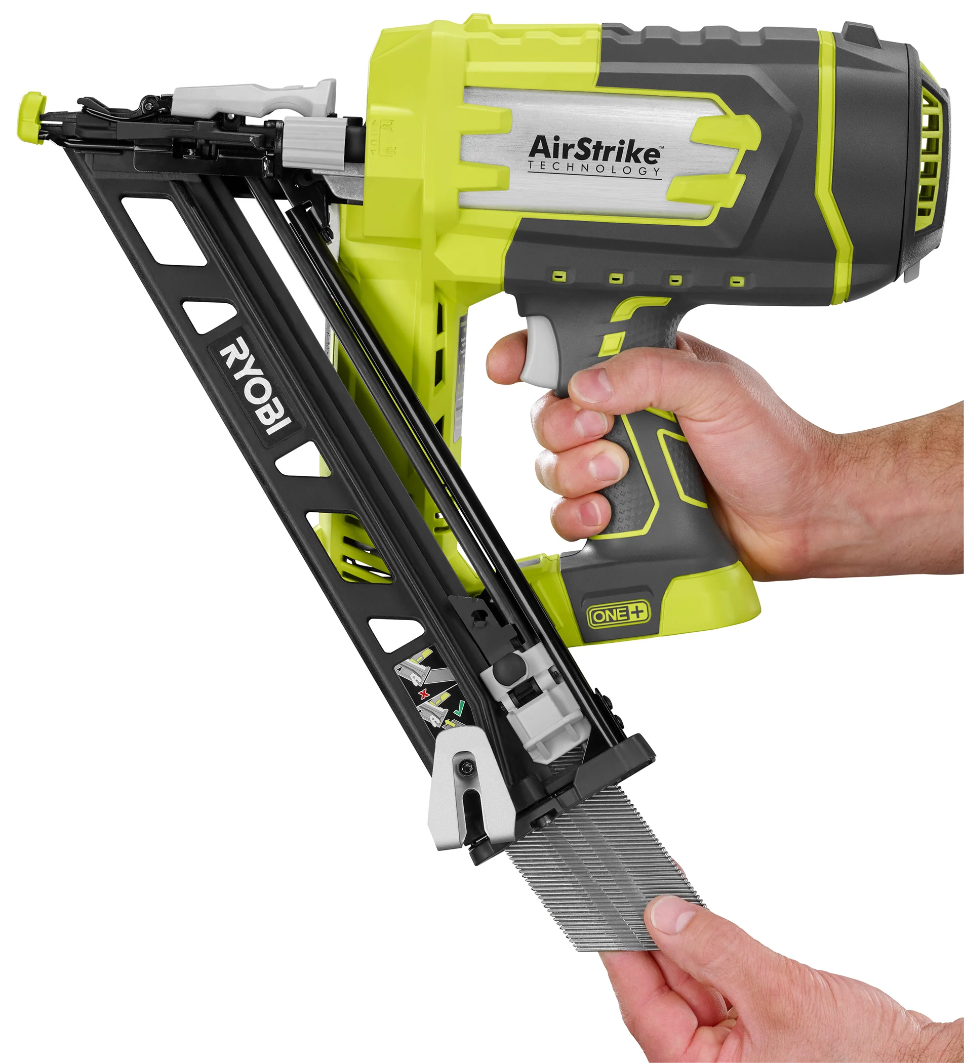 18V ONE+ AirStrike 15GA Angled Finish Nailer - Image 3