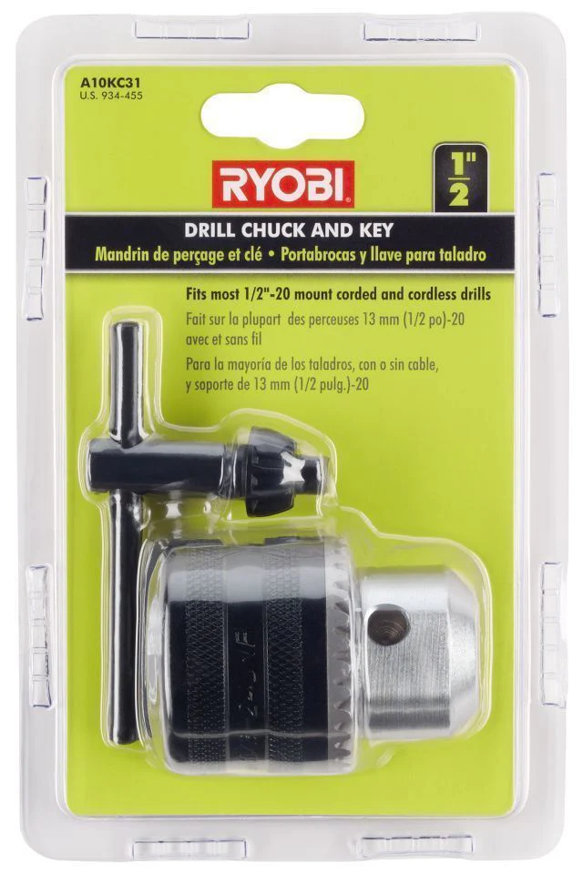 RYOBI 1/2 DRILL CHUCK & KEY