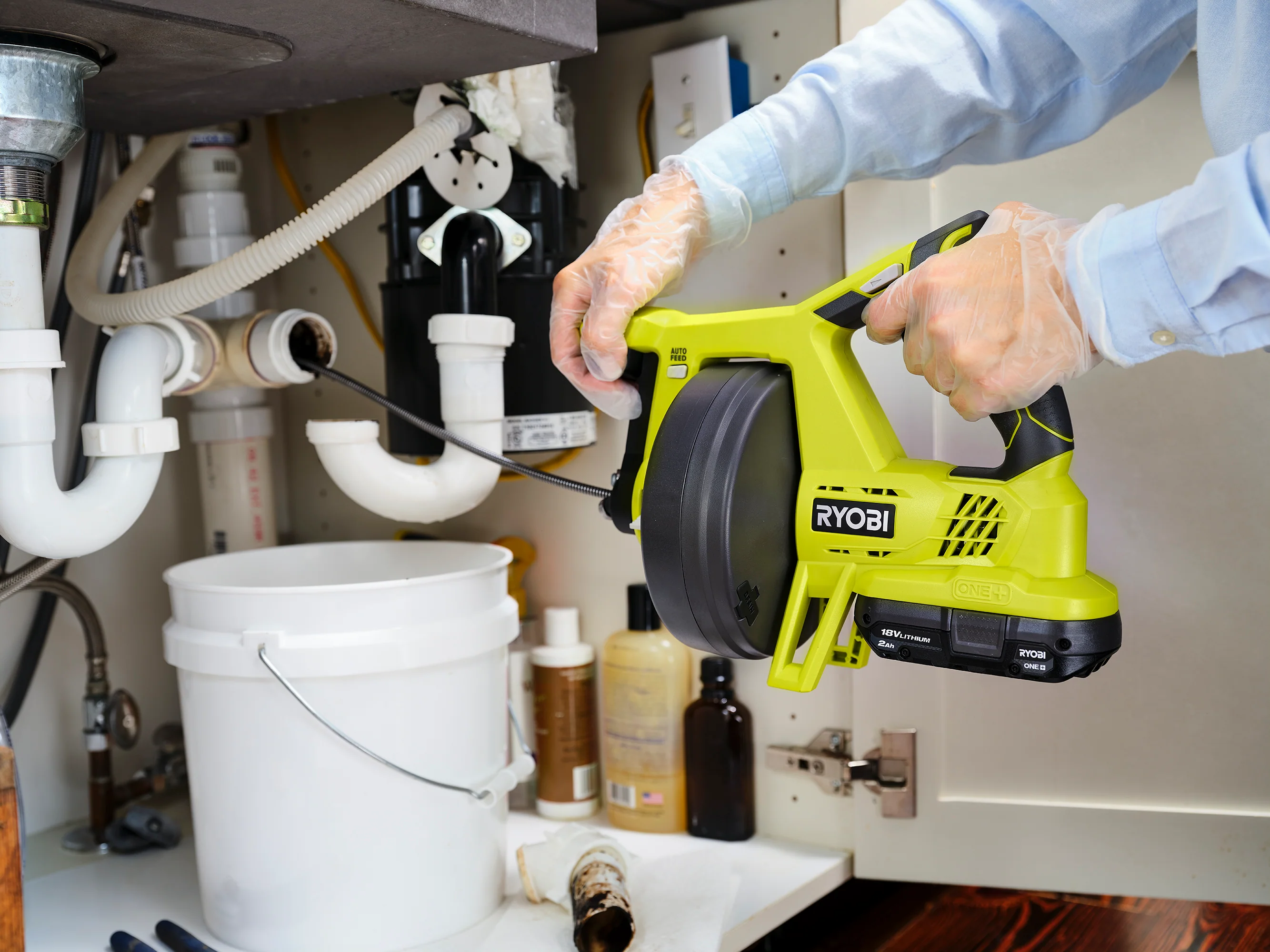 18V ONE+ Drain Auger (Tool Only) - Image 4