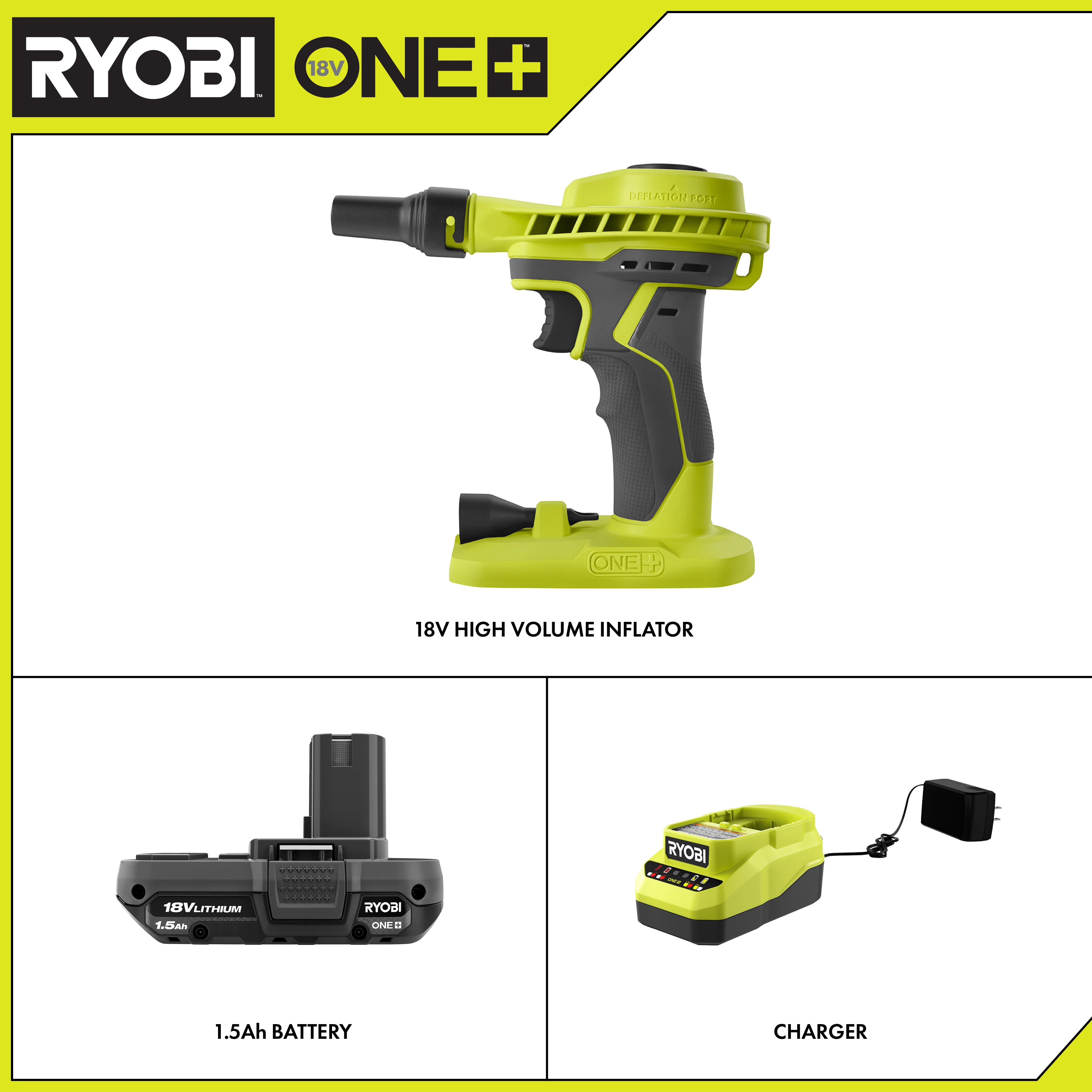 18V ONE+ High Volume Power Inflator Kit - Image 3