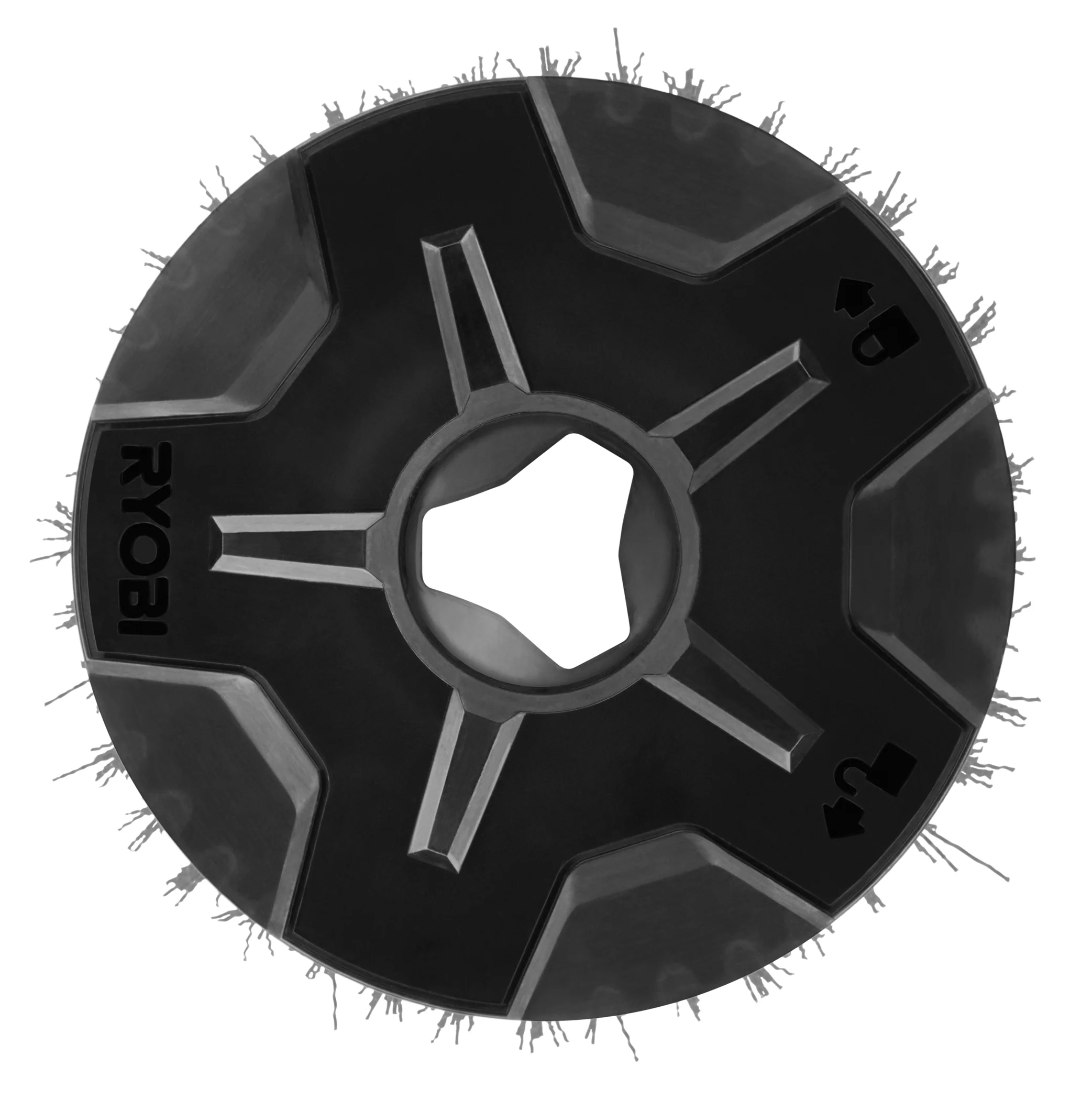 6" Hard Bristle Brush - Image 3