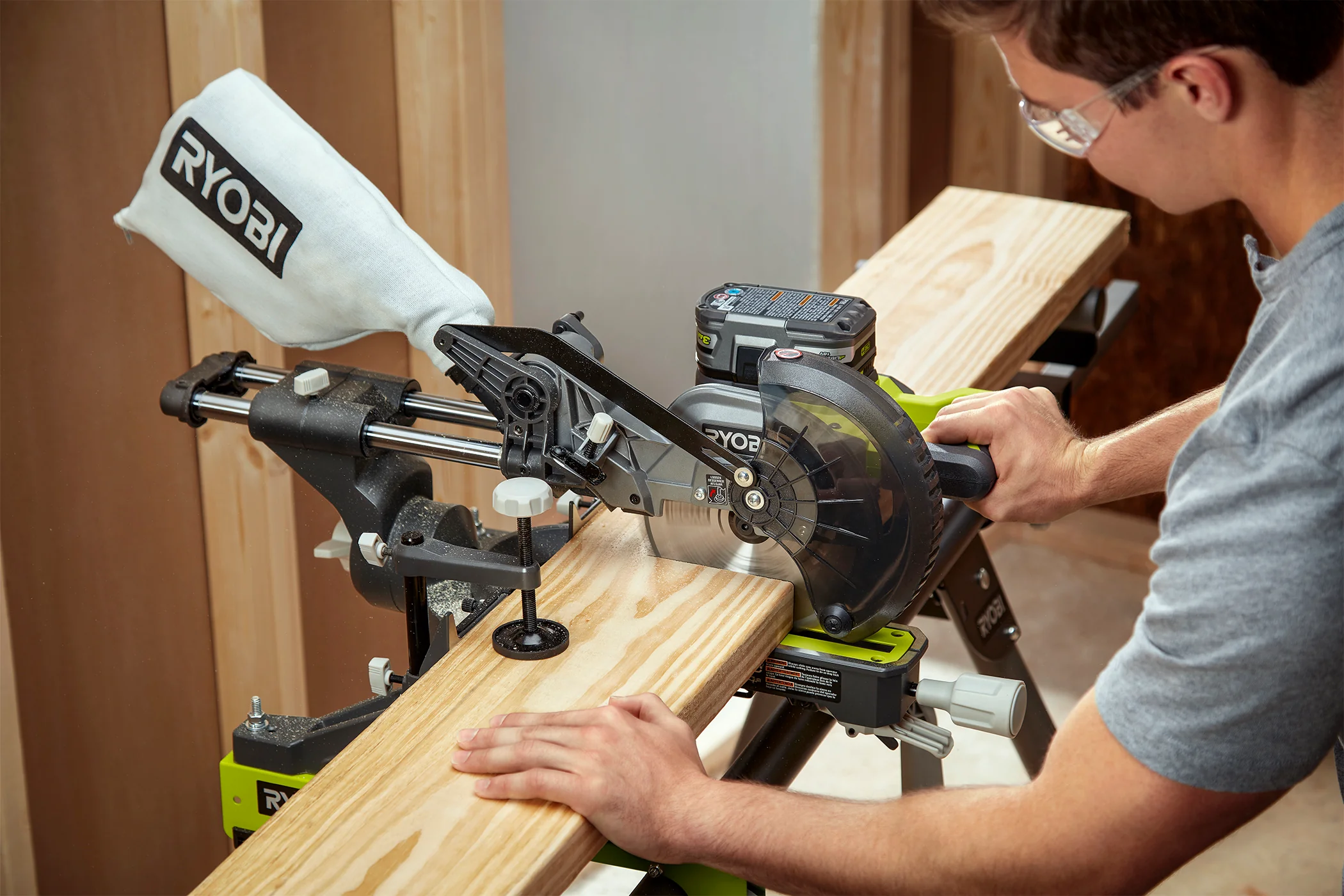 18V ONE+ 7-1/4" Sliding Compound Miter Saw - Image 8