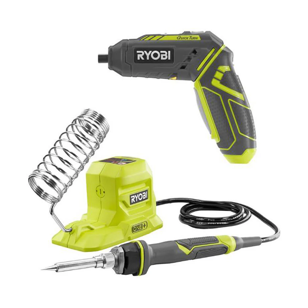 4V QUICKTURN™ SCREWDRIVER AND 18V ONE+™ 40W SOLDERING IRON