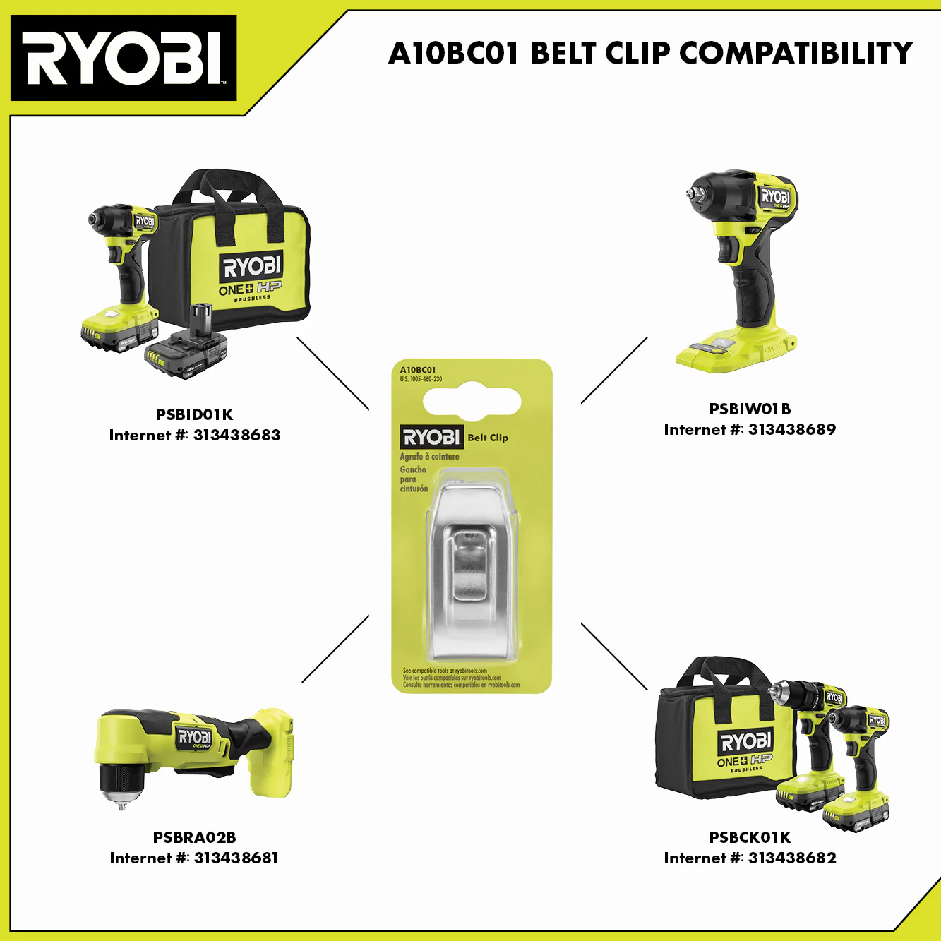 RYOBI PREMIUM BELT CLIP - Image 3