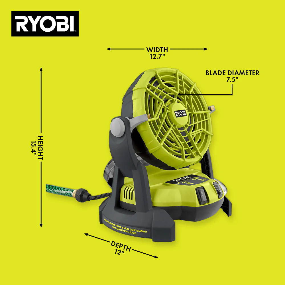 ONE+ BR BUCKET TOP MISTING FAN - Image 2
