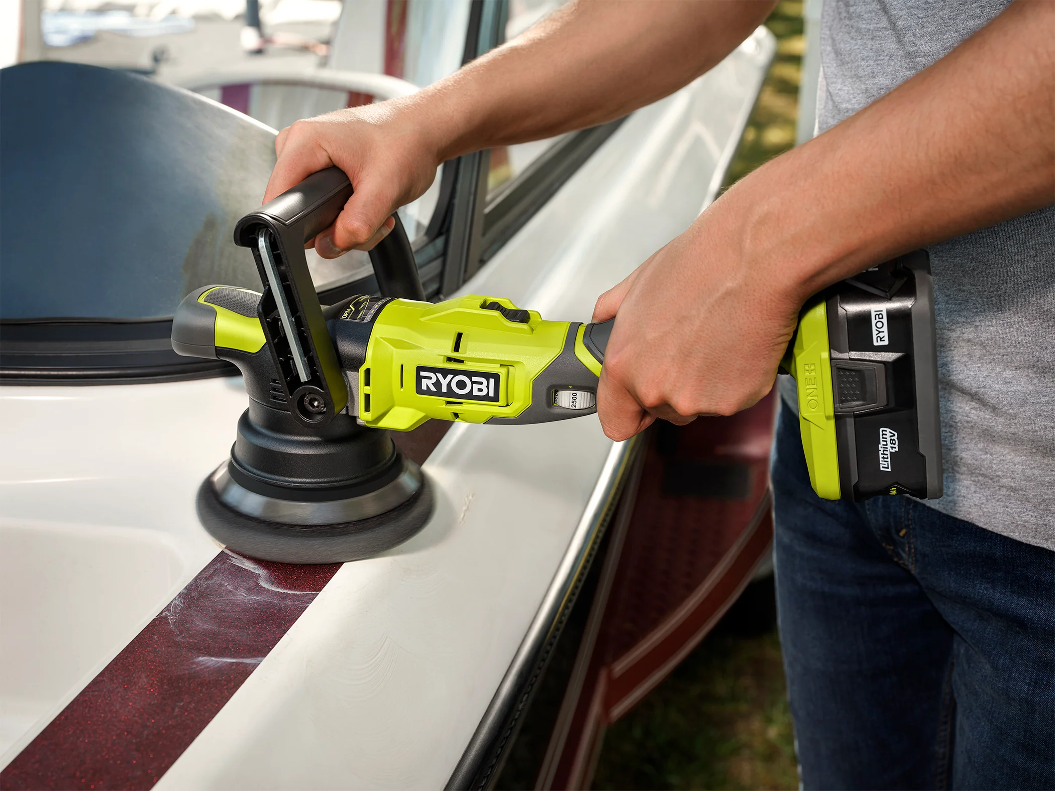 18V ONE+ 5" Variable Speed Dual Action Polisher - Image 12