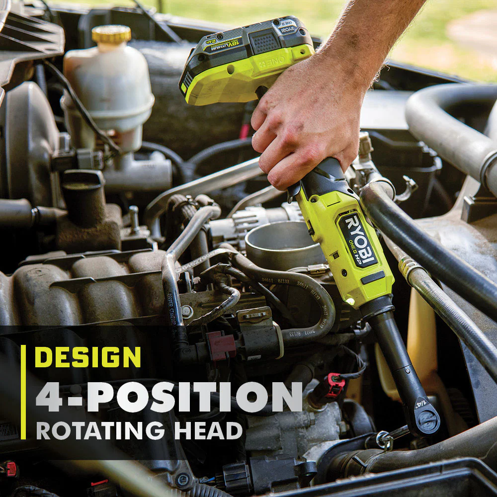 18V ONE+ HP BRUSHLESS 1/4" EXTENDED REACH RATCHET - Image 4