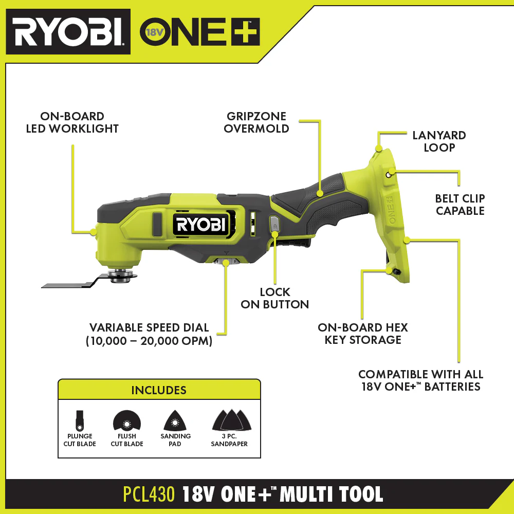 18V ONE+ MULTI-TOOL - Image 2