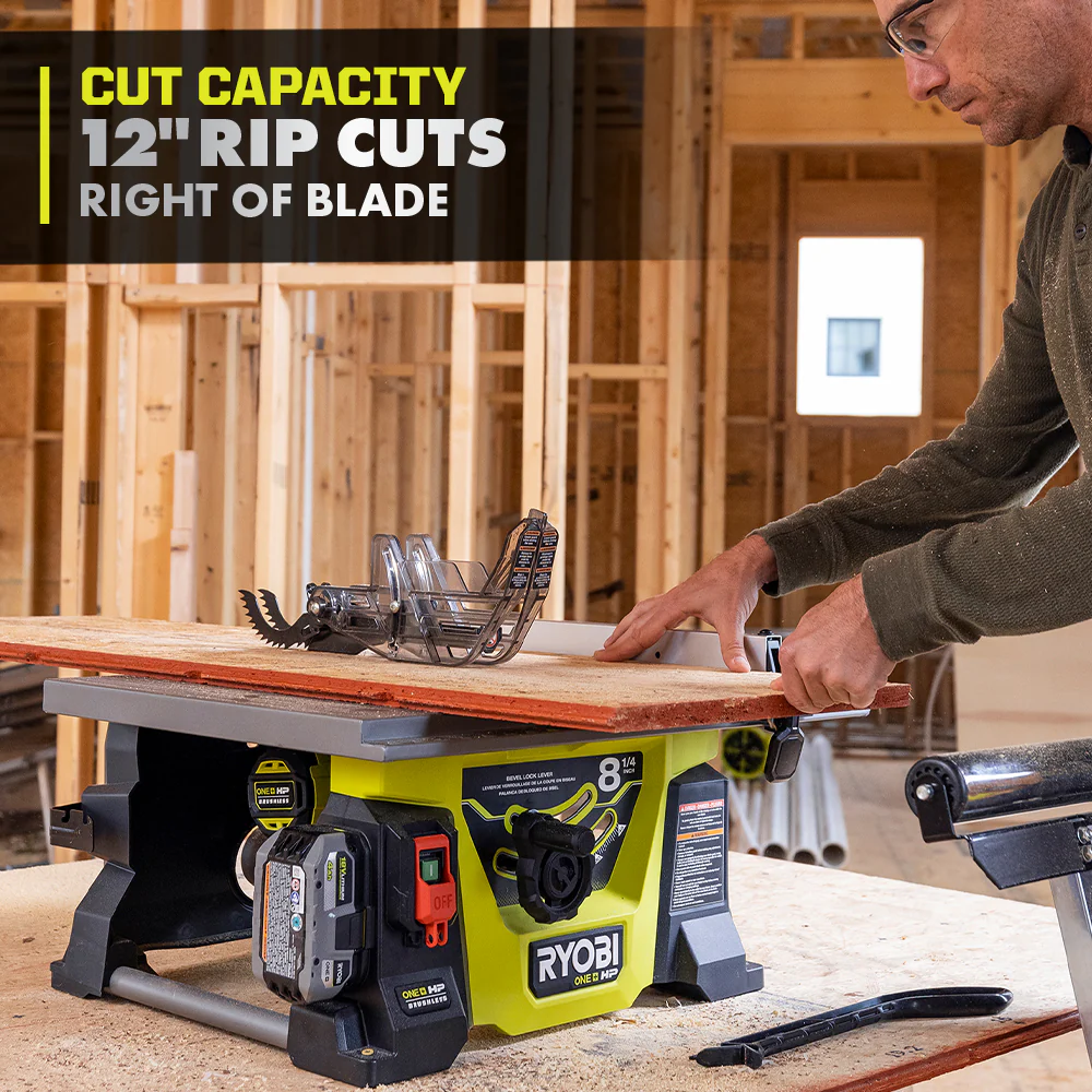 18V ONE+ HP BRUSHLESS 8-1/4" TABLE SAW - Image 5