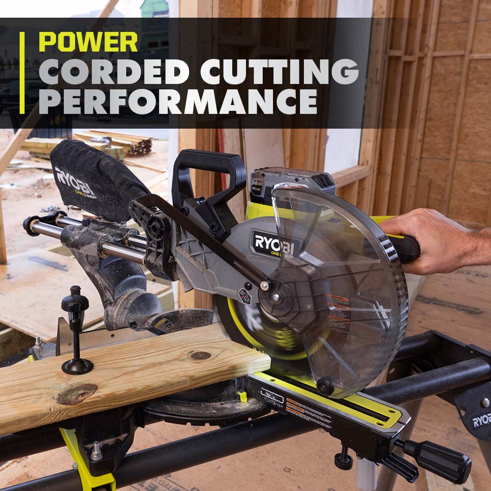 18V ONE+ HP BRUSHLESS 10" SLIDING COMPOUND MITER SAW - Image 4