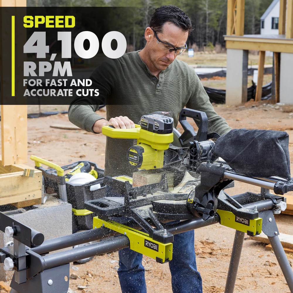 18V ONE+ HP BRUSHLESS 10" SLIDING COMPOUND MITER SAW - Image 7