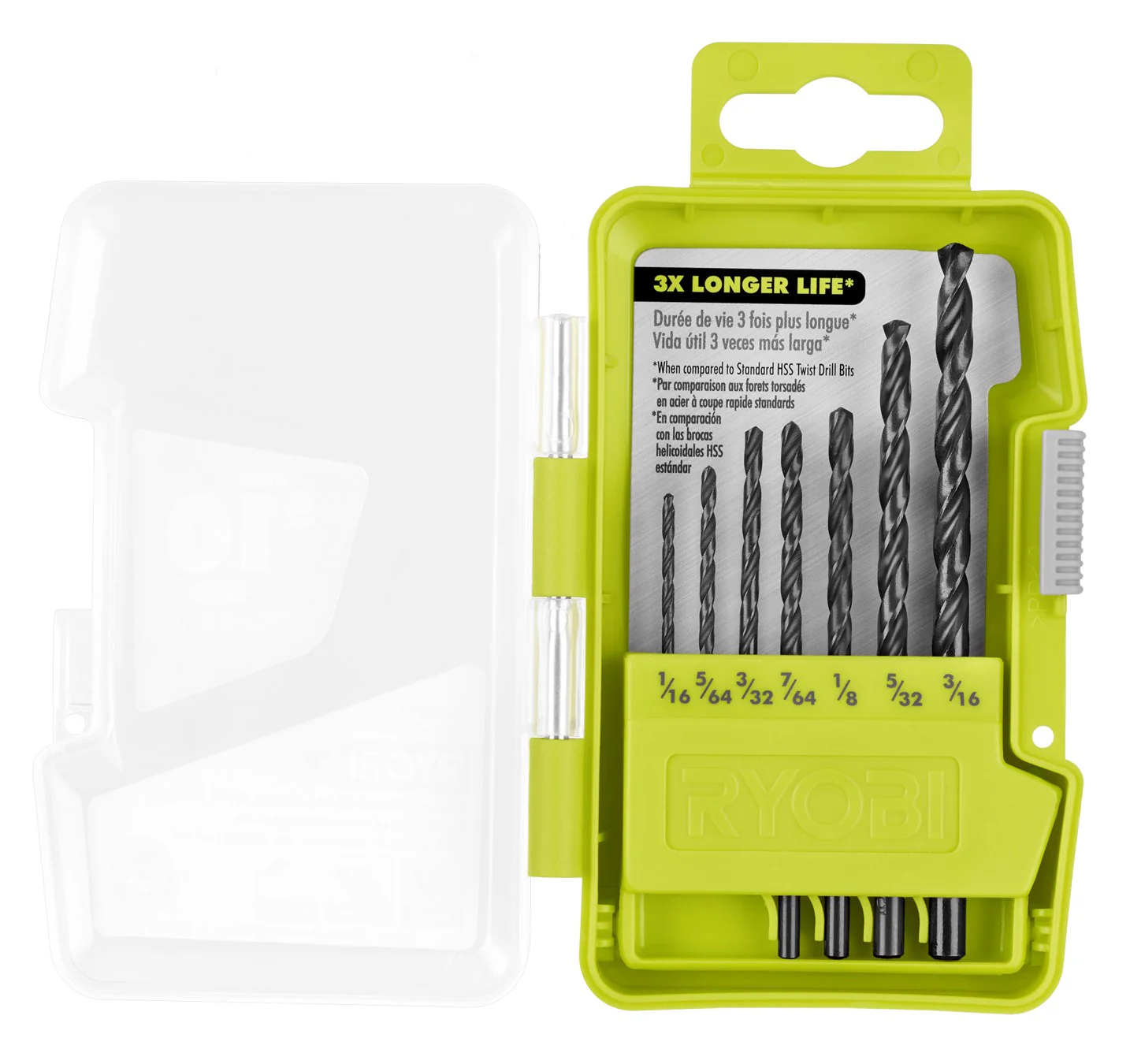 7 PC. ROUND SHANK BLACK OXIDE DRILL BIT SET - Image 2