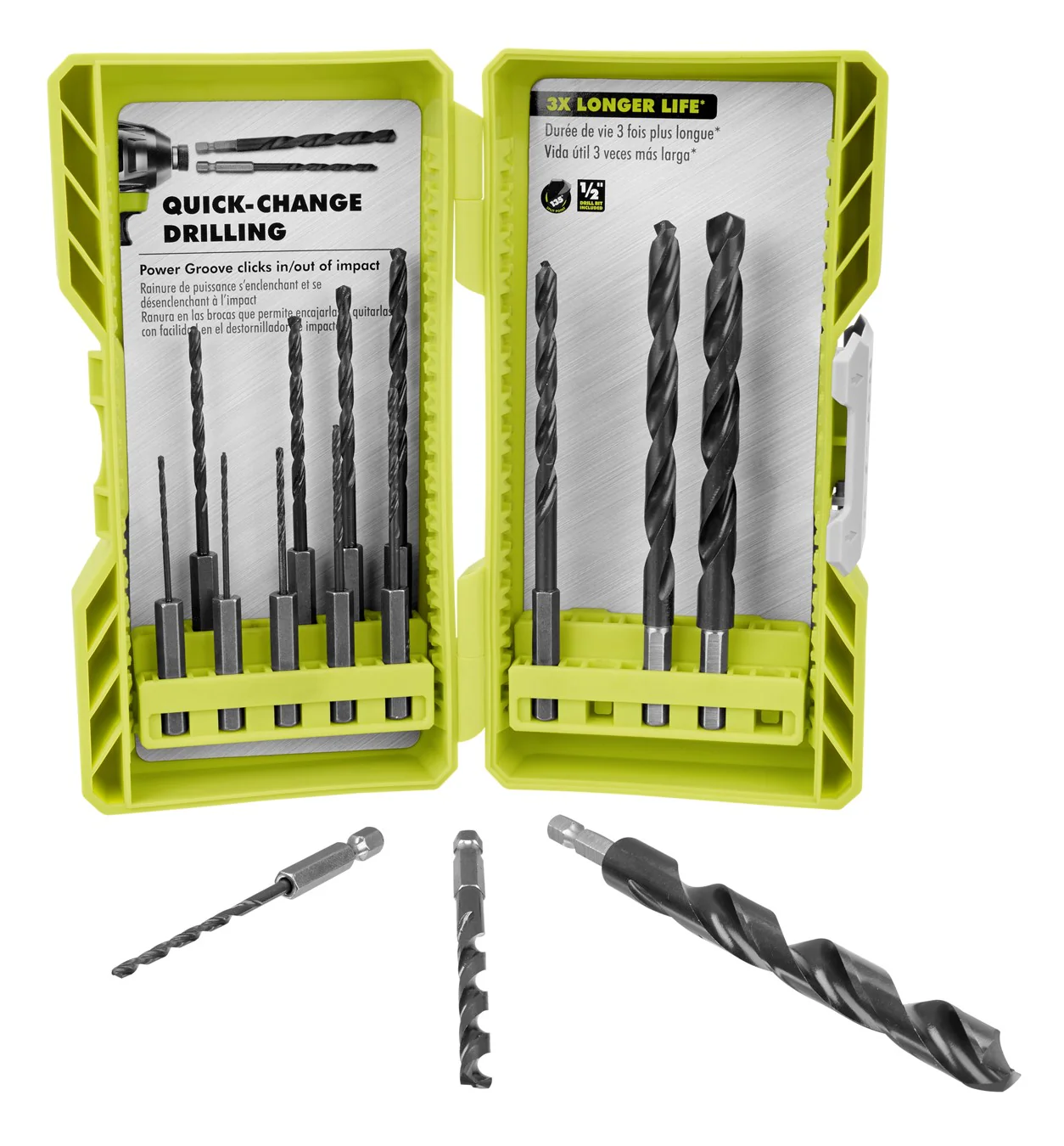15 PC. BLACK OXIDE HEX SHANK DRILL BITS - Image 4