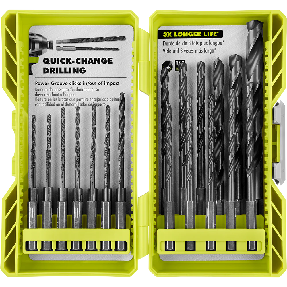 25 PC. BLACK OXIDE HEX SHANK DRILL BITS - Image 3