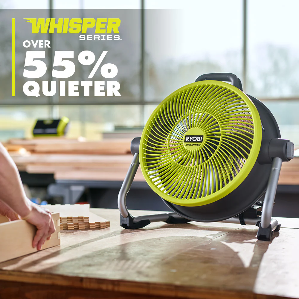 18V ONE+ HYBRID WHISPER SERIES 14" AIR CANNON FAN - Image 6