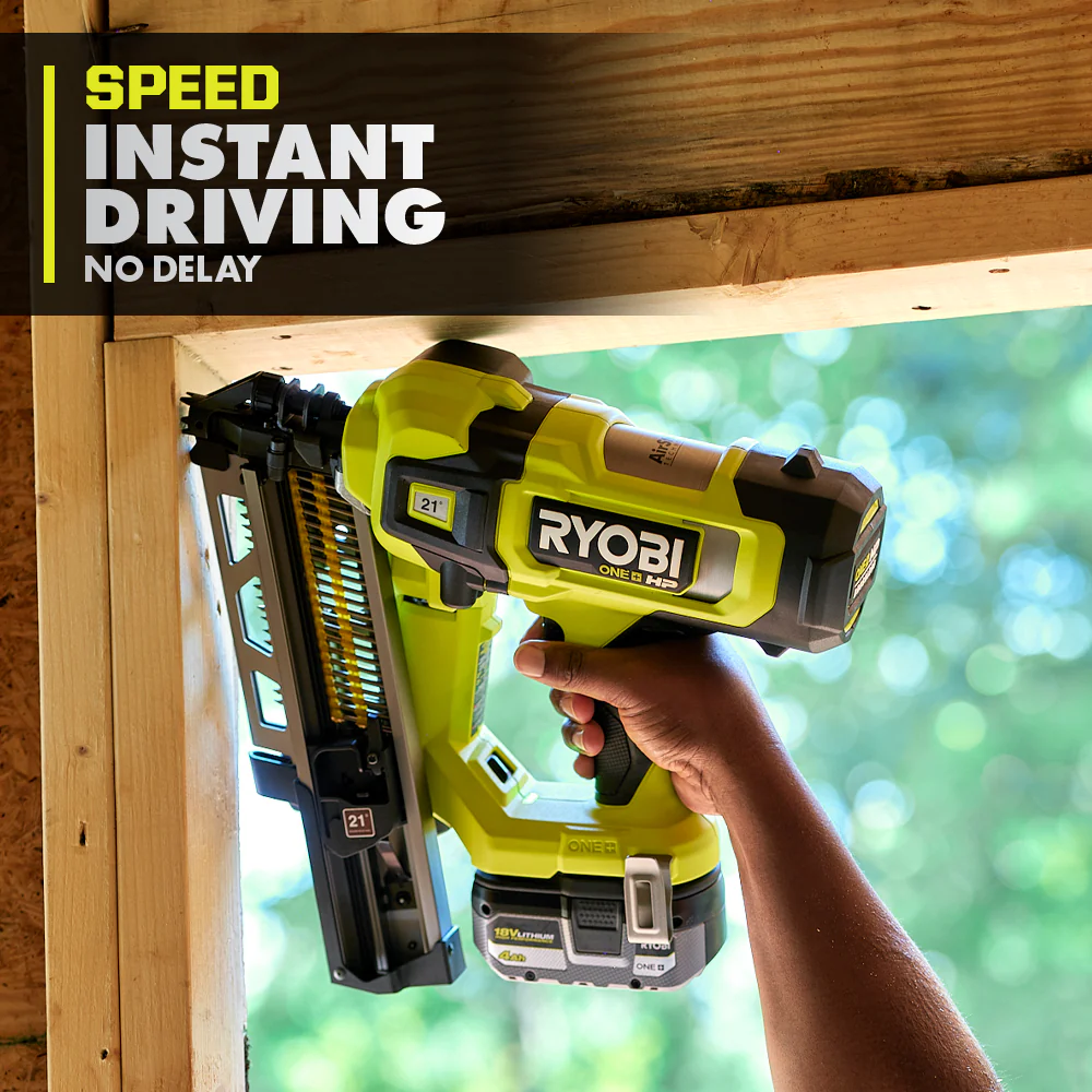 18V ONE+ HP Brushless AirStrike 21° Framing Nailer - Image 4