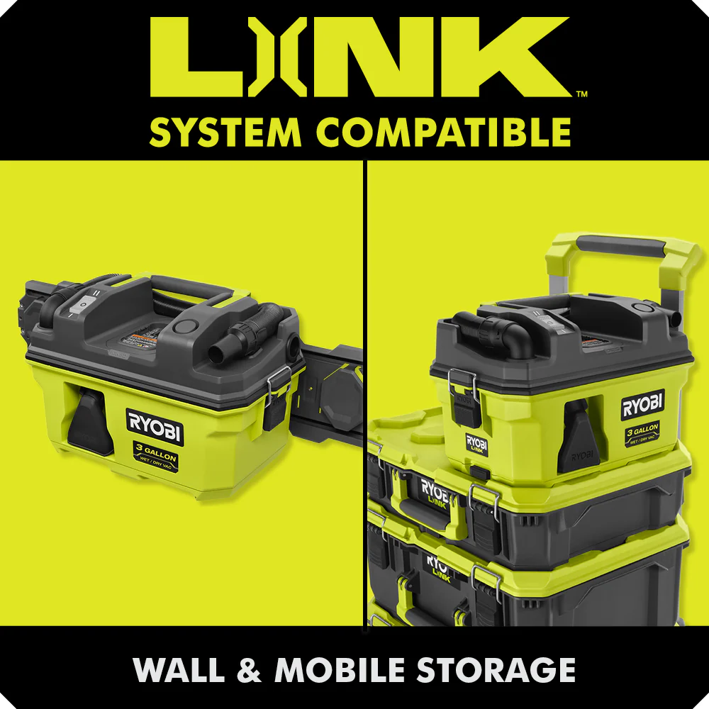 18V ONE+ LINK™ 3 GALLON WET/DRY VACUUM - Image 6