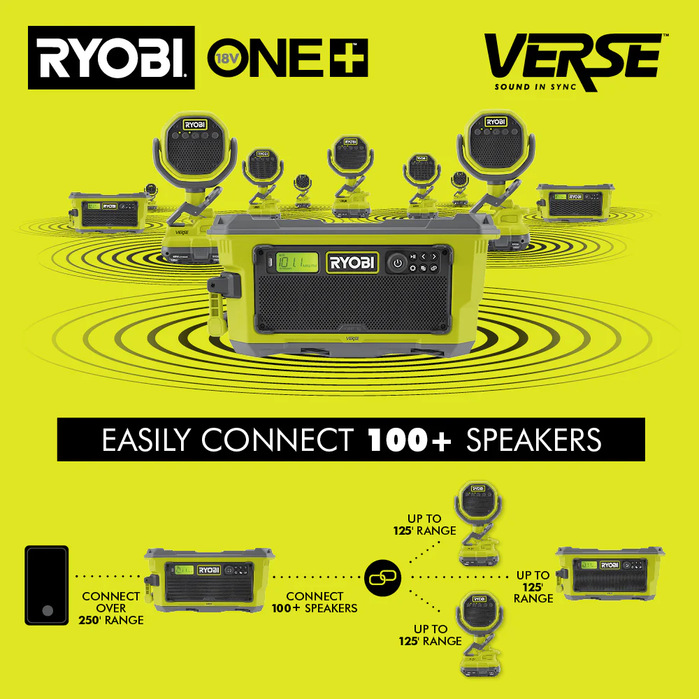 18V ONE+ HYBRID VERSE™ LINK™ BLUETOOTH® STEREO - Image 8