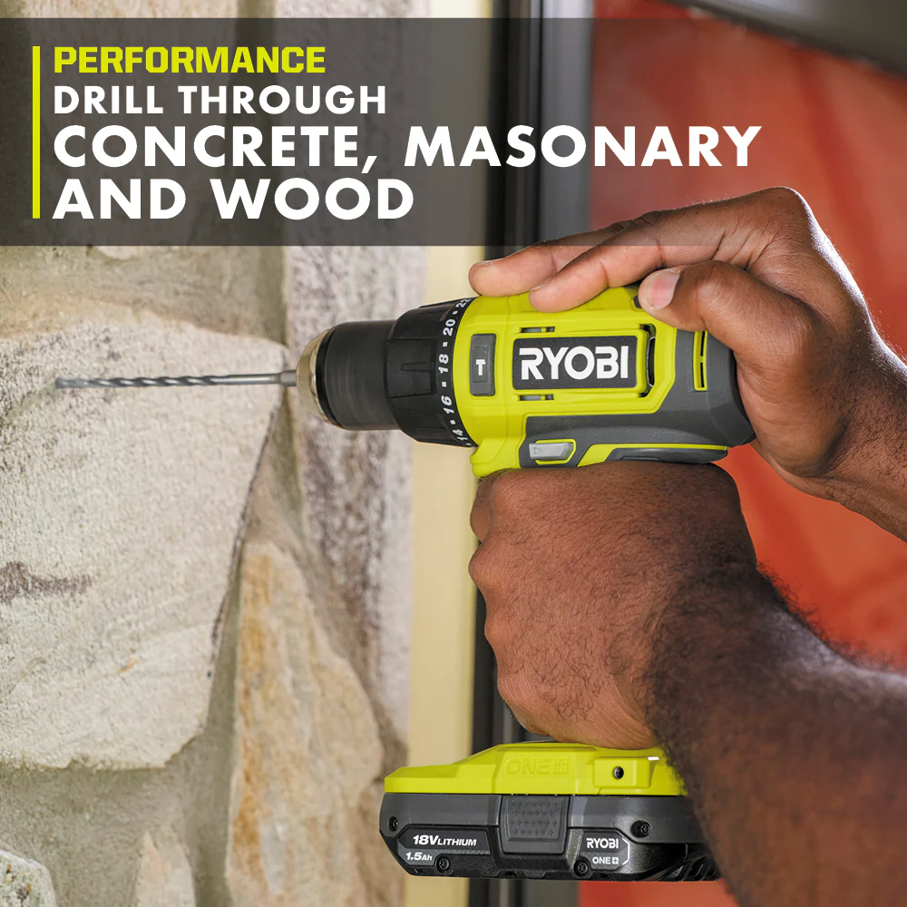 ONE+ 18V Cordless 1/2" Hammer Drill Kit - Image 3