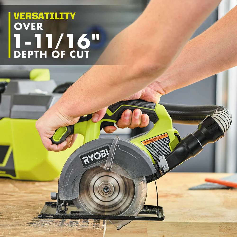 ONE+ 18V Cordless 5-1/2 in. Circular Saw Kit with 4.0 Ah Battery and Charger - Image 6