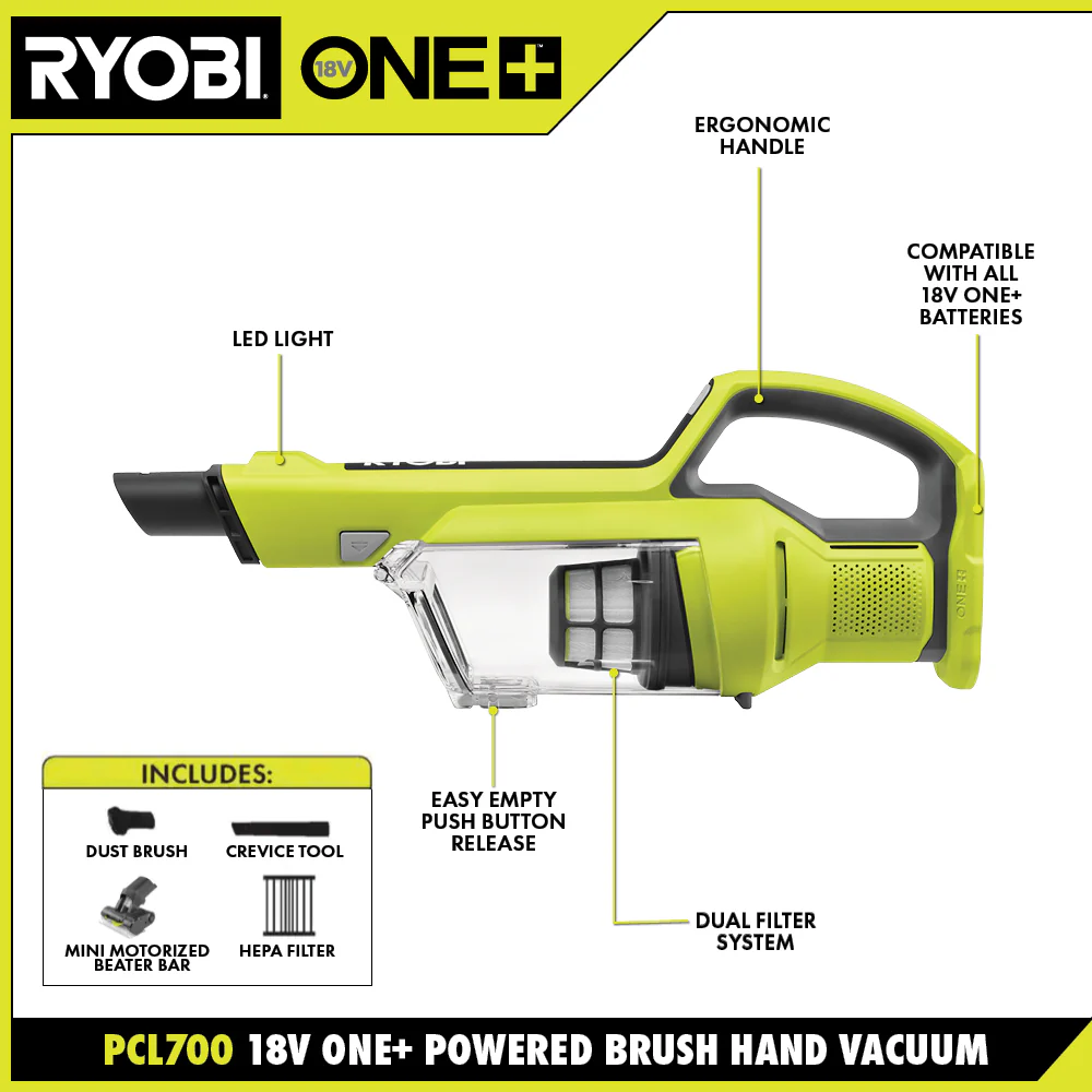18V ONE+ POWERED BRUSH HAND VACUUM KIT - Image 2