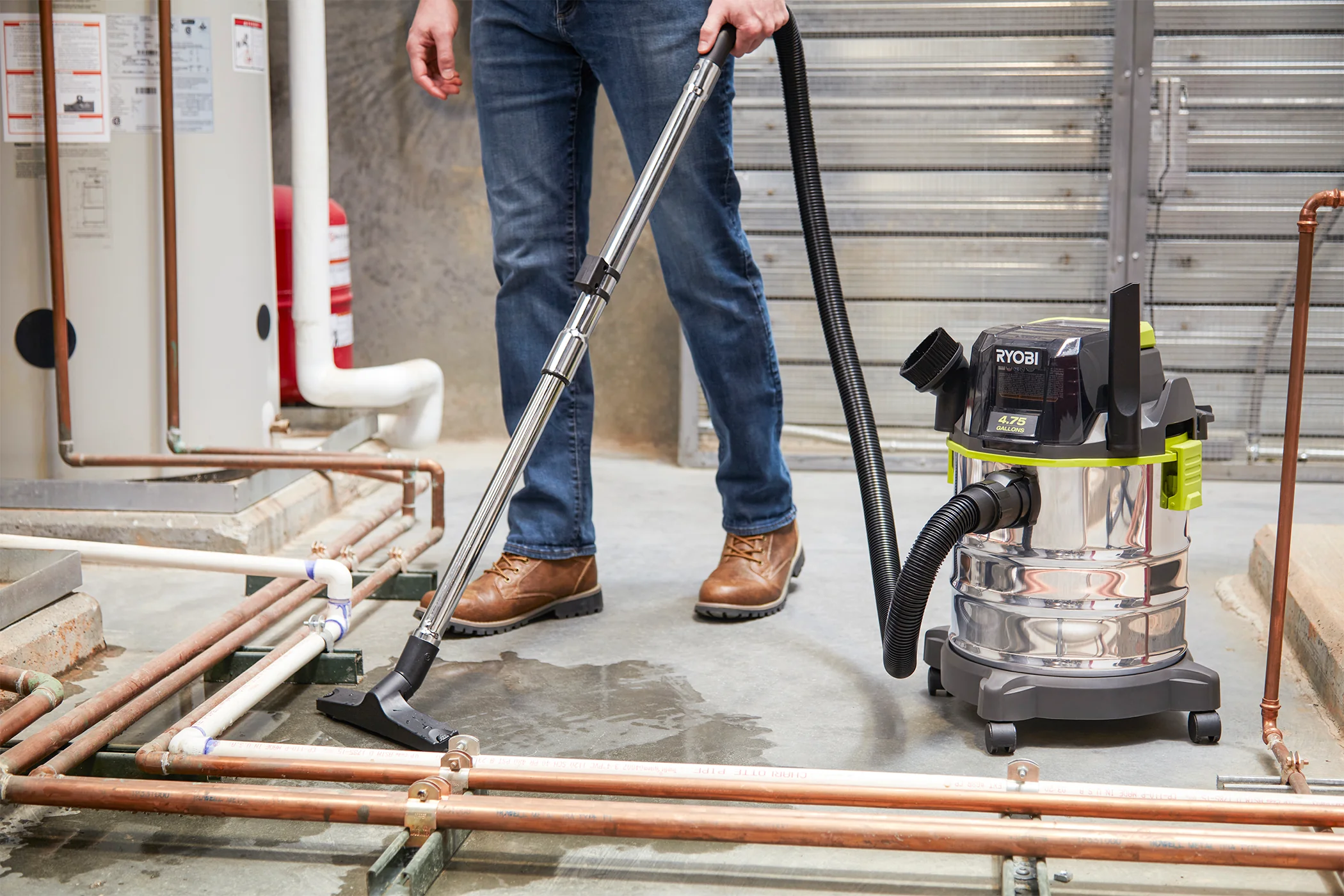 18V ONE+ 4.75 Gallon Wet/Dry Vacuum (Tool Only) - Image 4
