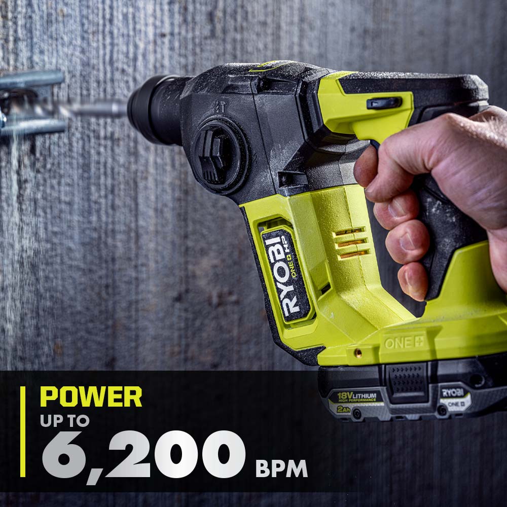 18V ONE+ HP COMPACT BRUSHLESS 5/8" SDS-PLUS ROTARY HAMMER - Image 4