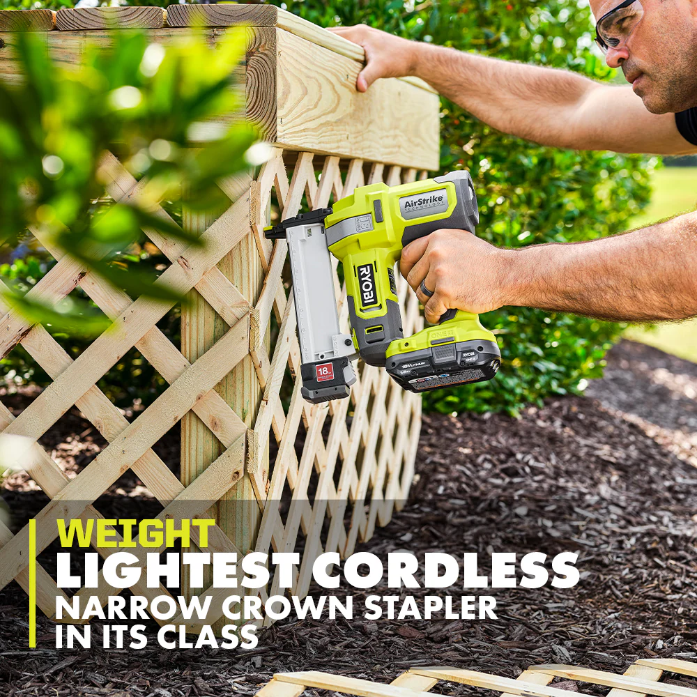 18V ONE+ AIRSTRIKE 18GA NARROW CROWN STAPLER KIT - Image 3