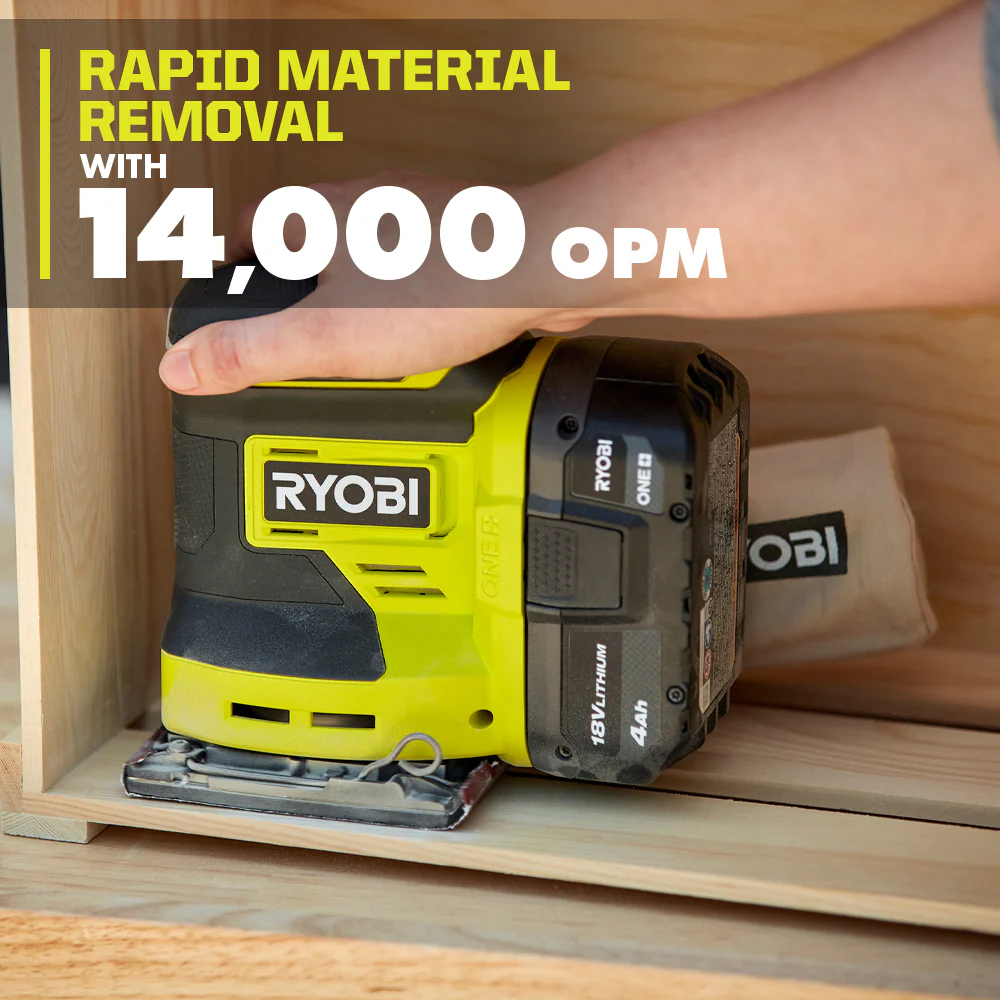 18V ONE+ 1/4 SHEET SANDER KIT - Image 4