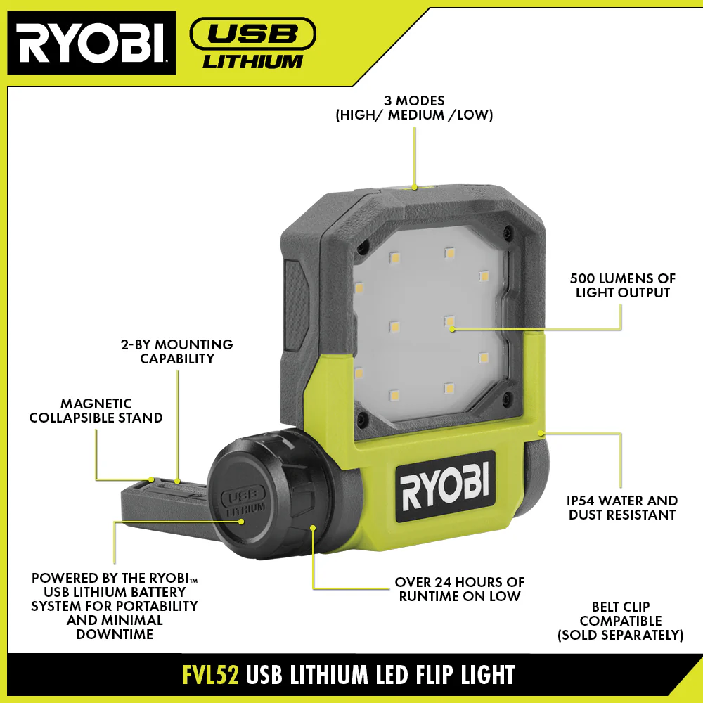 USB LITHIUM LED FLIP LIGHT KIT - Image 3
