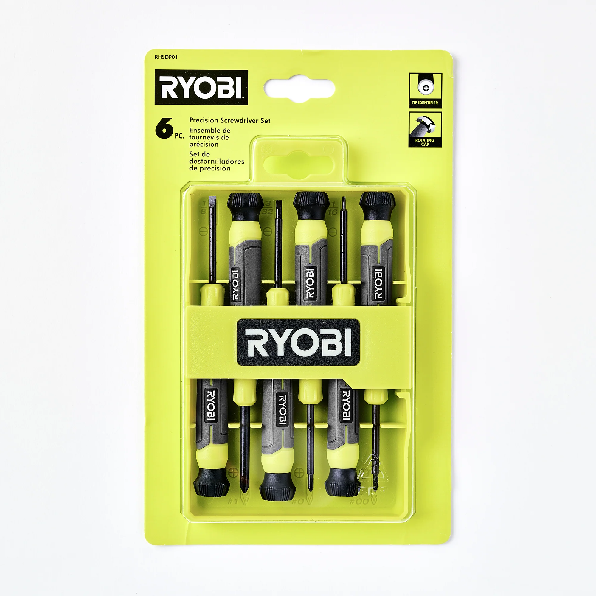 6-Piece Precision Screwdriver Set with Cushion Grip Handles - Image 4