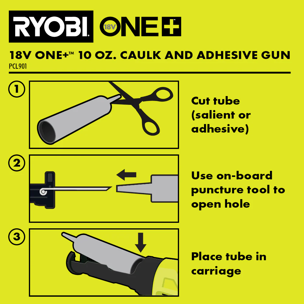 18V ONE+ 10 oz. Caulk and Adhesive Gun Kit - Image 8