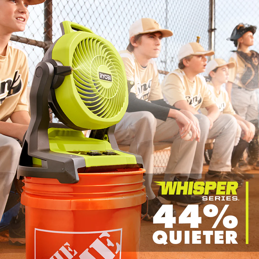 18V ONE+ WHISPER SERIES 7.5" BUCKET TOP MISTING FAN - Image 8
