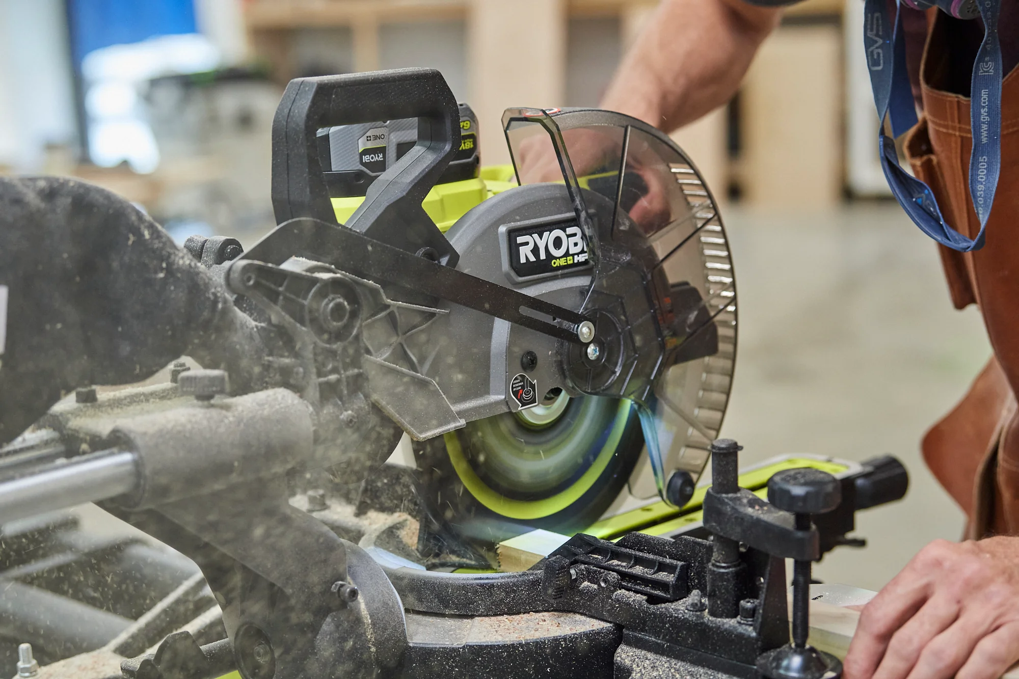 18V ONE+ HP BRUSHLESS 10" SLIDING COMPOUND MITER SAW - Image 9