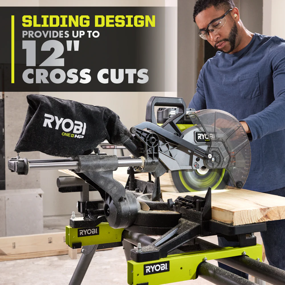 18V ONE+ HP BRUSHLESS 10" SLIDING COMPOUND MITER SAW KIT - Image 7