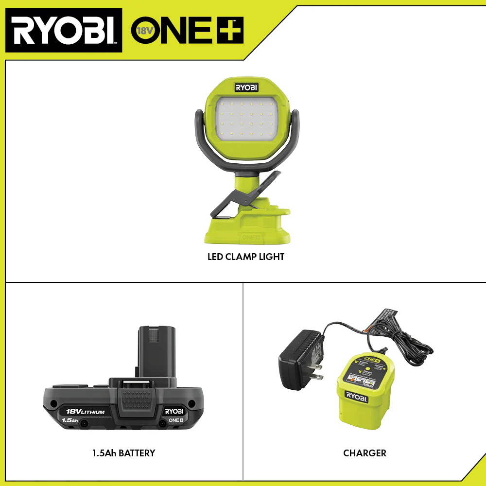 18V ONE+ LED CLAMP LIGHT KIT - Image 2