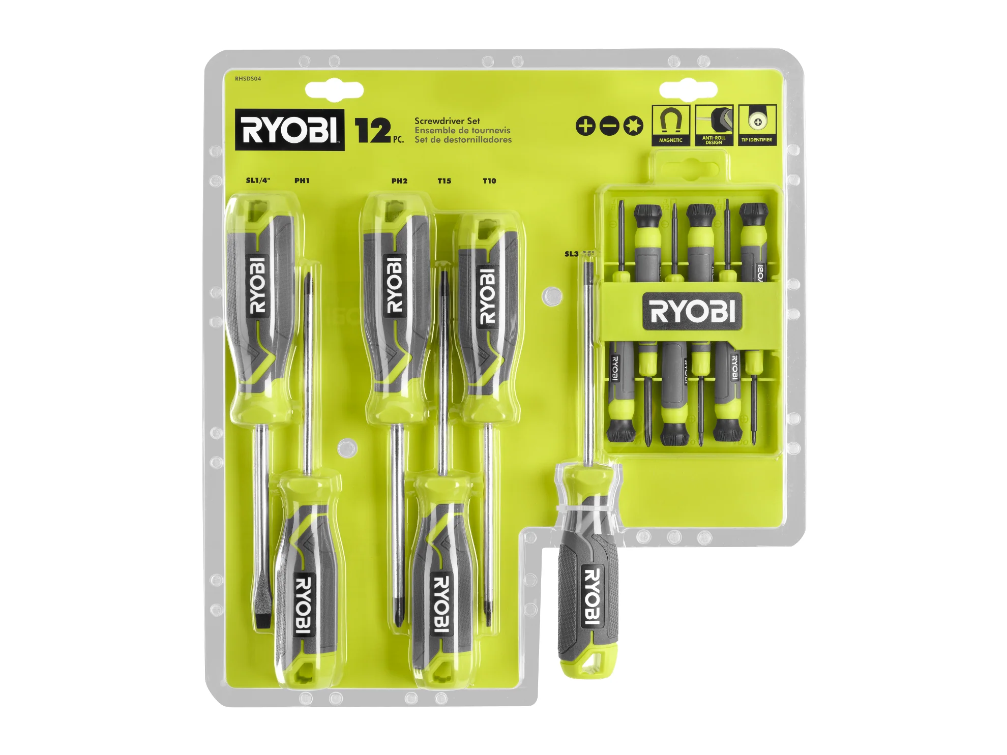 Screwdriver Set (12-Piece) with Cushion Grip Handles - Image 9
