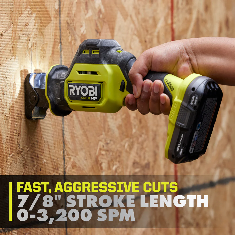 18V ONE+ HP COMPACT BRUSHLESS ONE-HANDED RECIPROCATING SAW KIT - Image 6