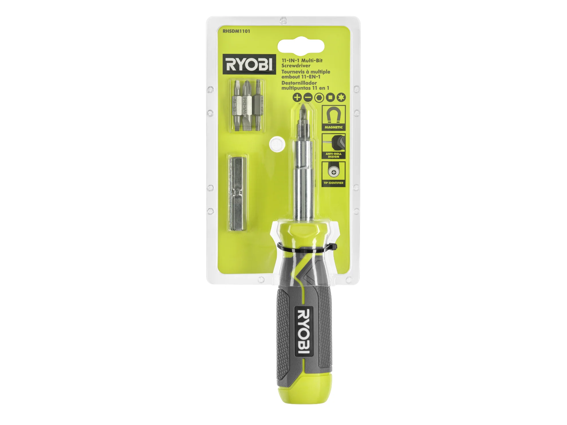 11-in-1 Multi-bit Screwdriver with Cushion Grip Handle - Image 9