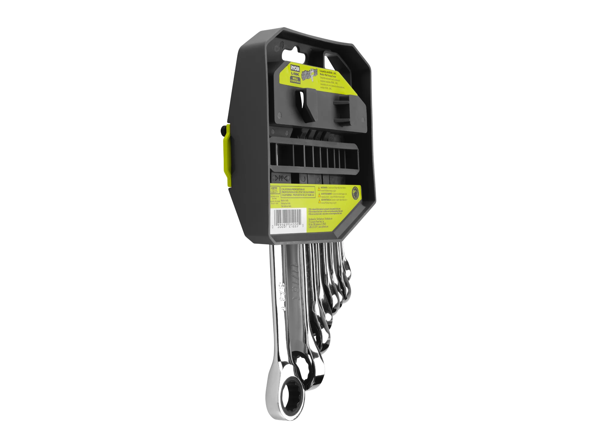 8 PC. SAE Ratcheting Combination Wrench Set - Image 3