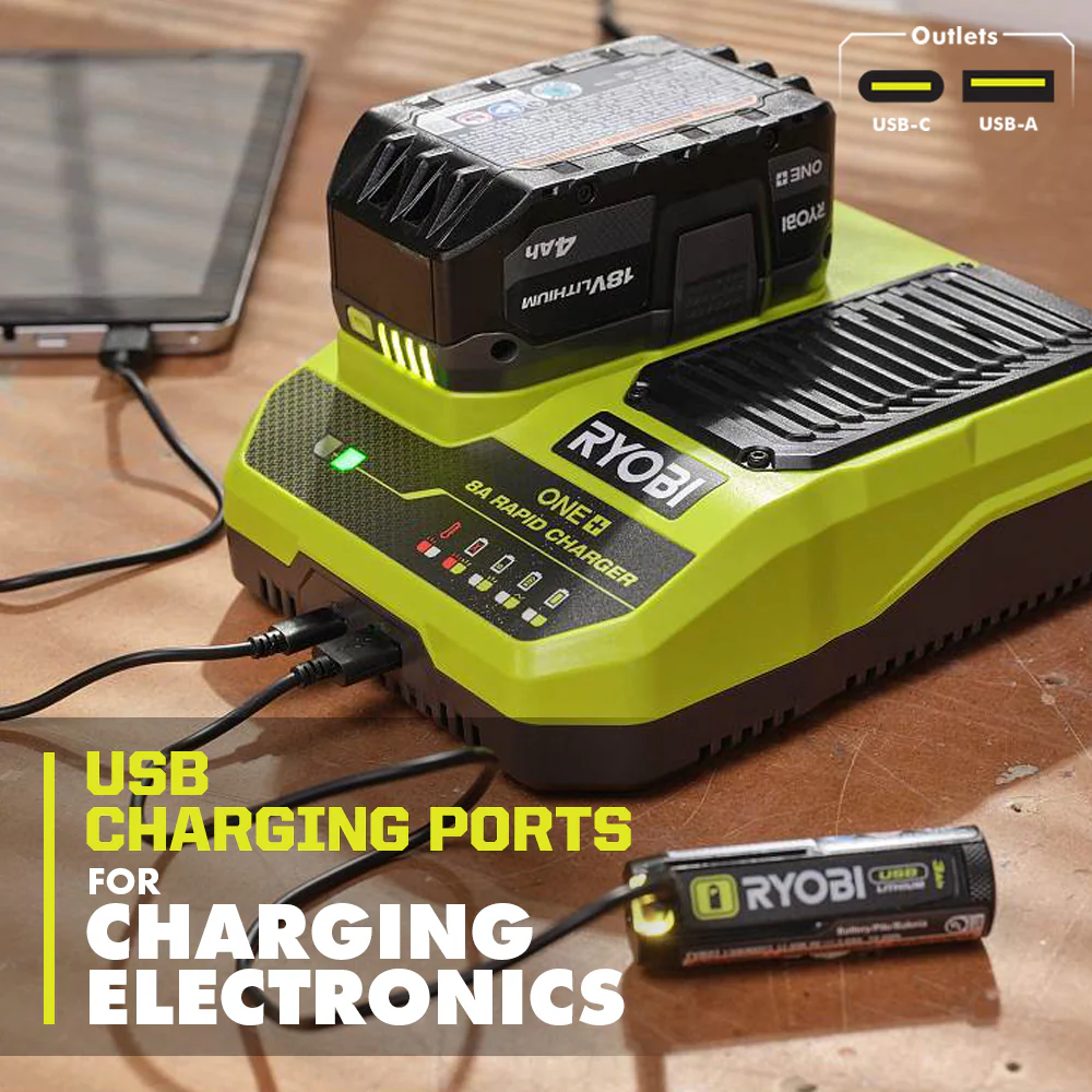 18V ONE+ 8A RAPID CHARGER - Image 4